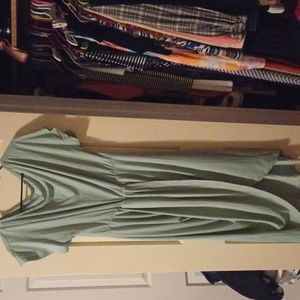 Light teal toga style dress